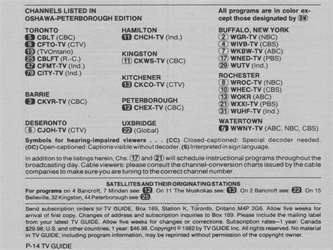 oshawa tv guide.